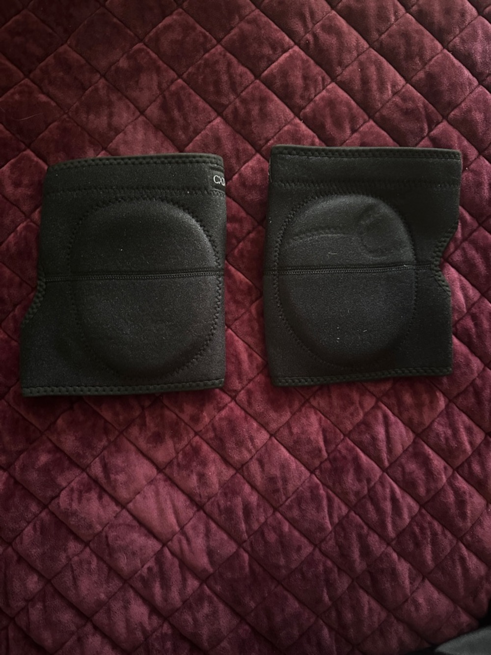 Black Knee/Elbow Pad Sleeves - Pair